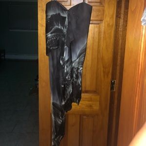 BCBG MaxAzria  asymmetrical dress size 4